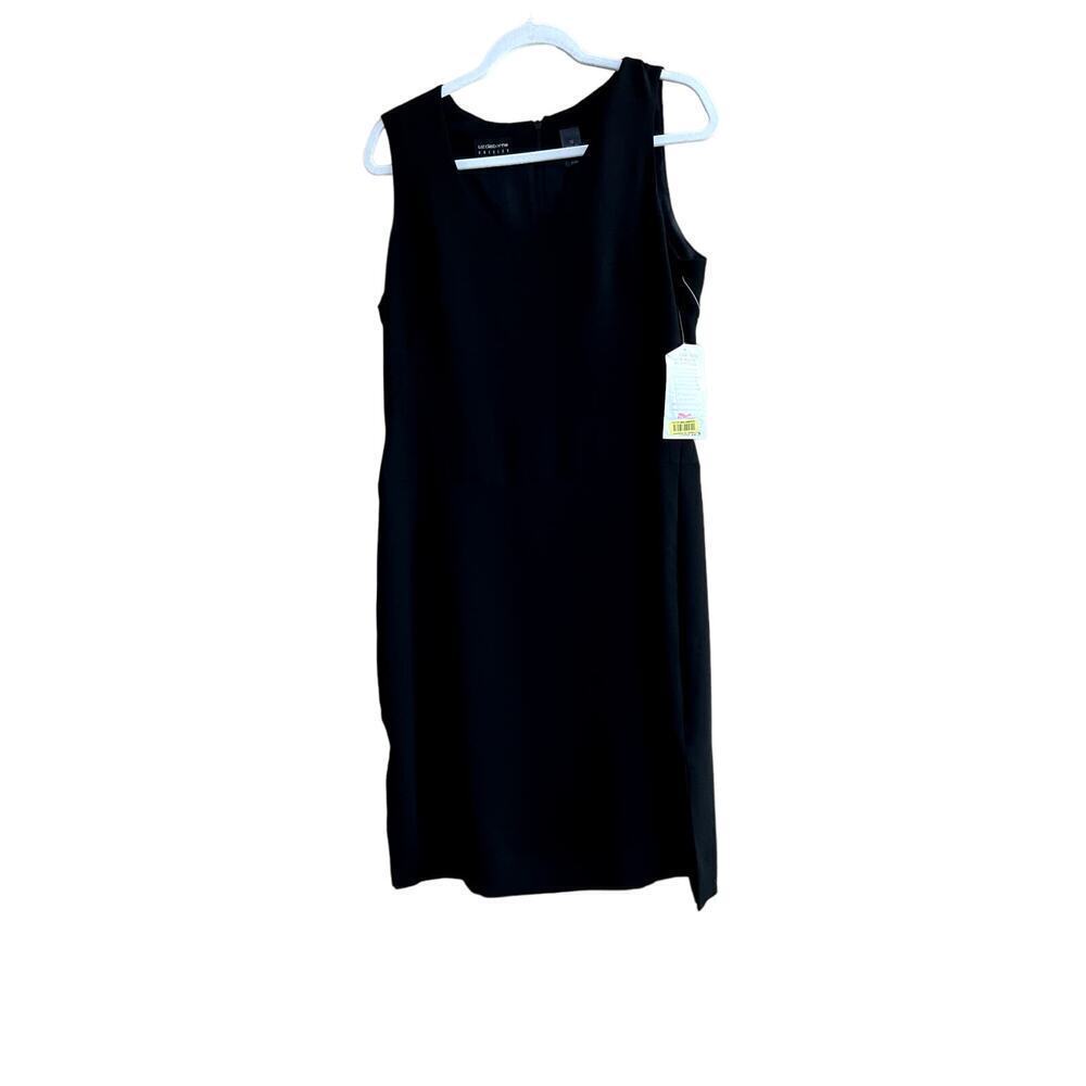 Liz Claiborne size 12 dress New with tags classic black sleeveless back zip